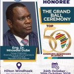 Eng Dube, Prof Dube lined up for Leaders Without Borders honor